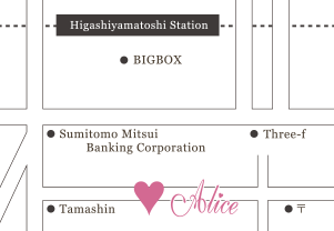 NAIL SALON Aliceのアクセス地図